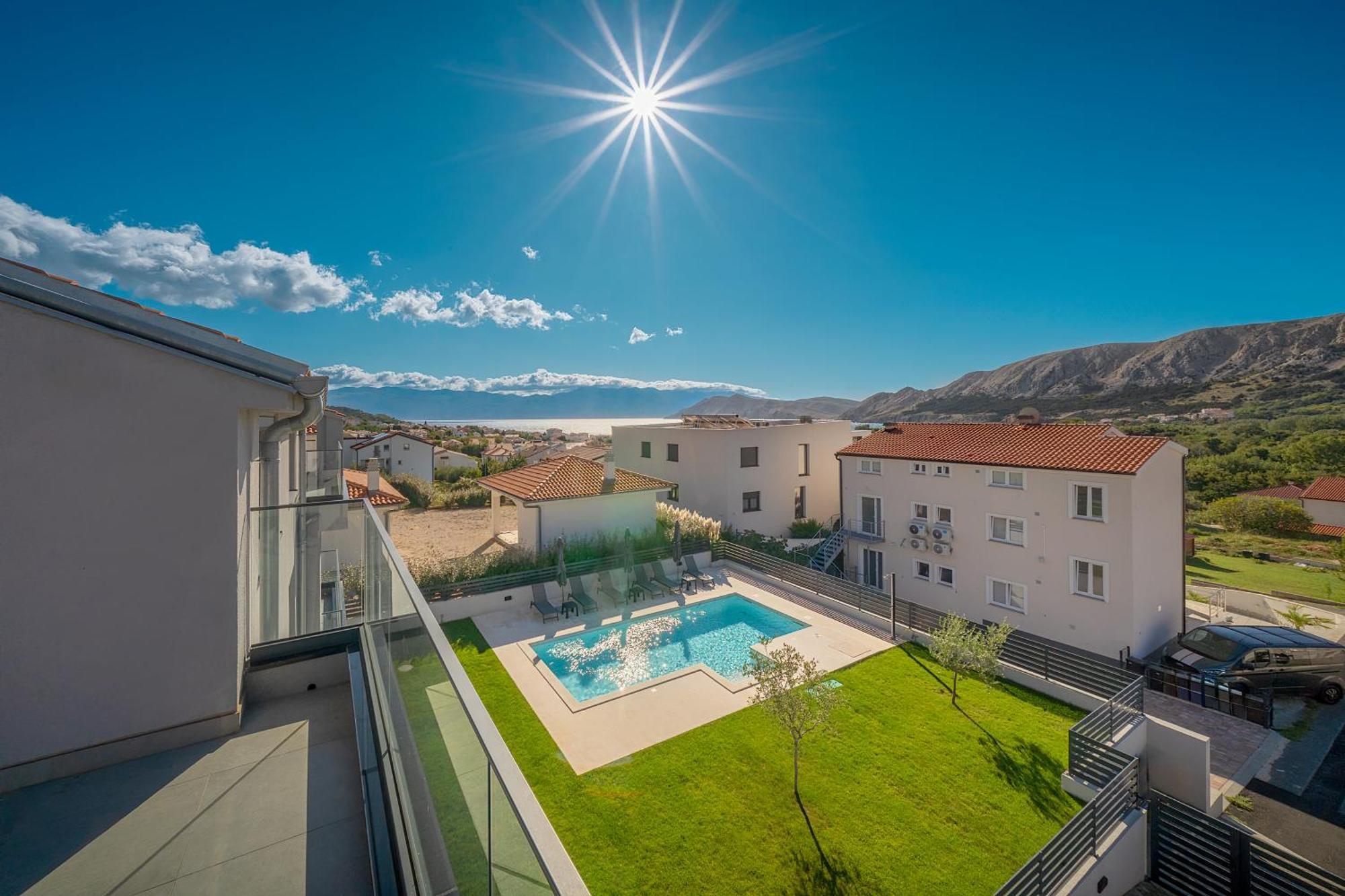 Poolside Apartments Anabella Baška Zewnętrze zdjęcie