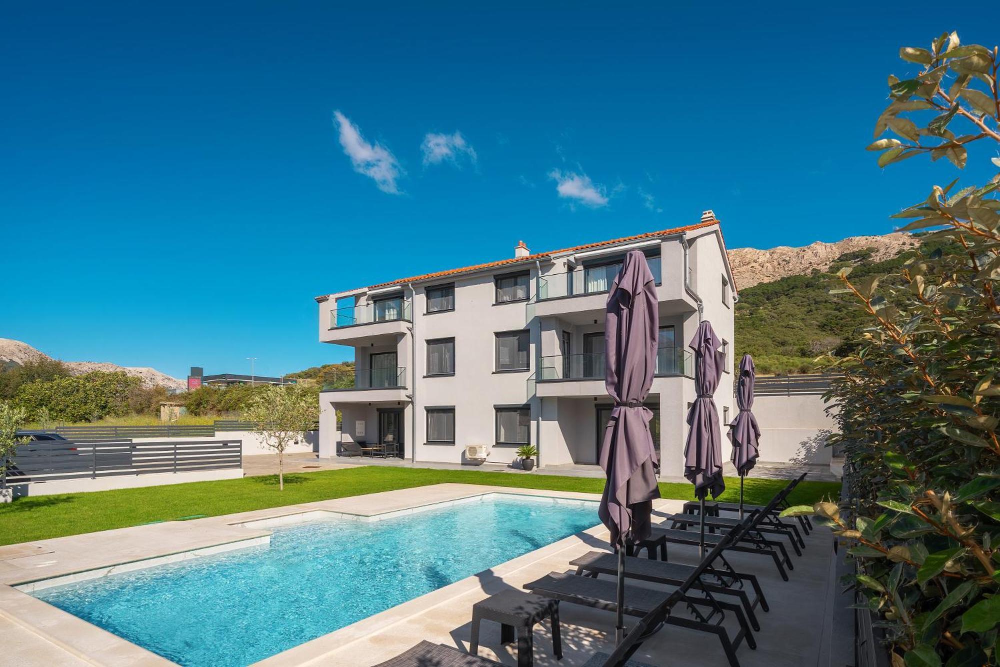 Poolside Apartments Anabella Baška Zewnętrze zdjęcie