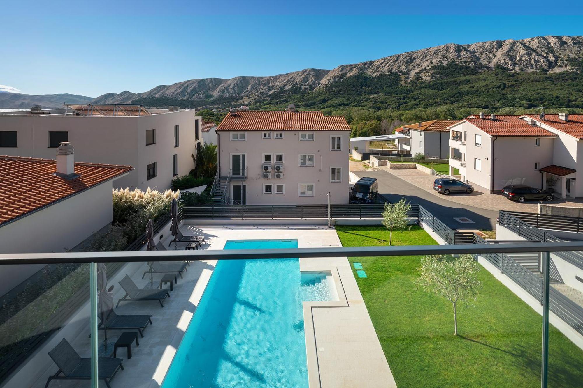Poolside Apartments Anabella Baška Zewnętrze zdjęcie